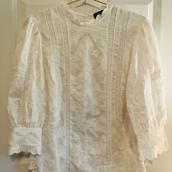Ralph Lauren Polo Lace Blouse NWOT - Picture 4 of 16